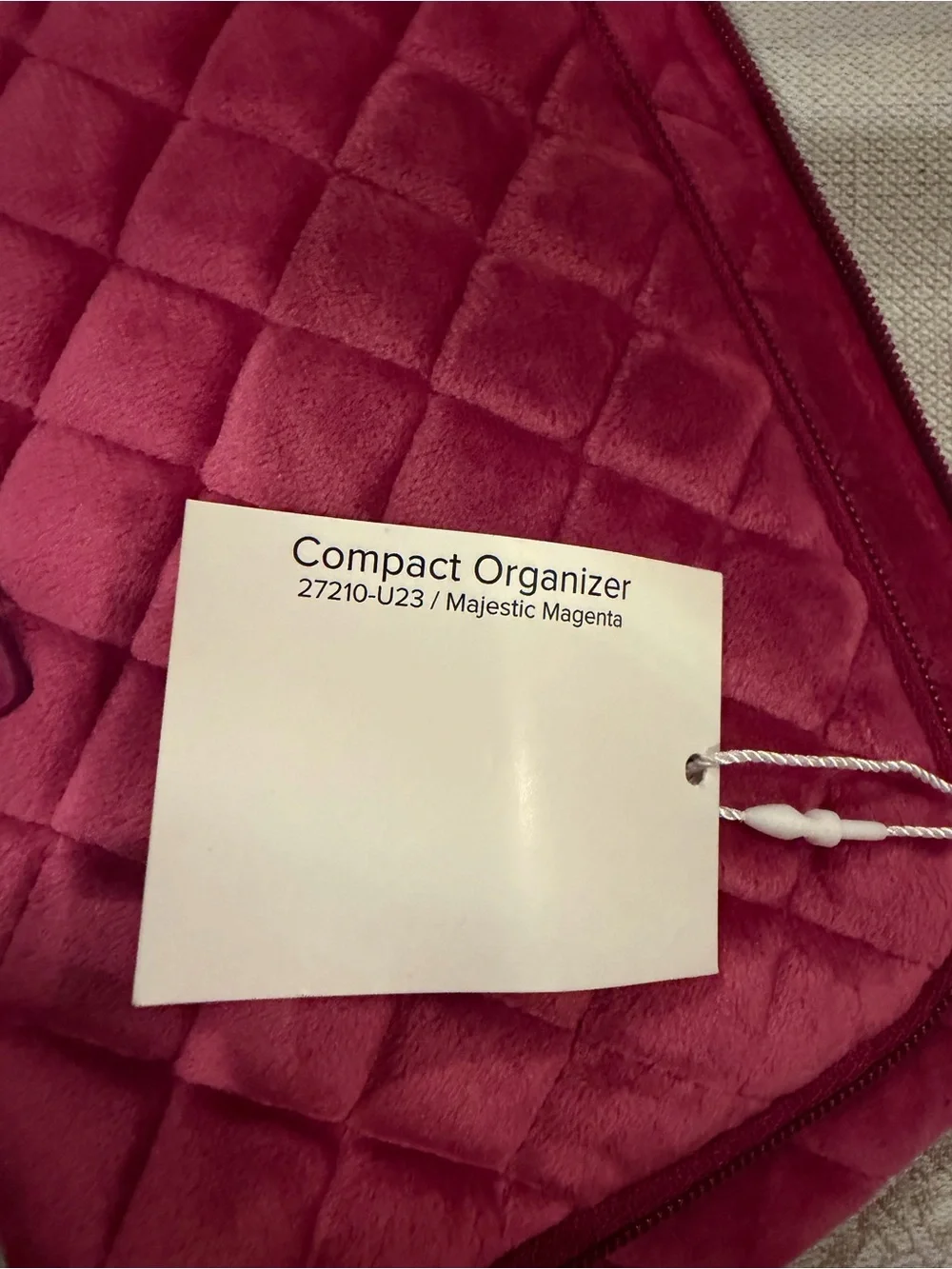 Vera Bradley Majestic Magenta Linited Edition Compact Organizer